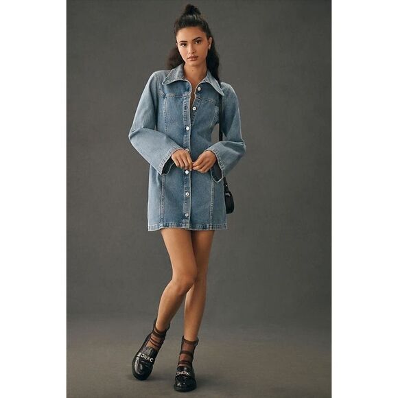 CITIZENS OF HUMANITY Danni Denim Dress M - Picture 4 of 9